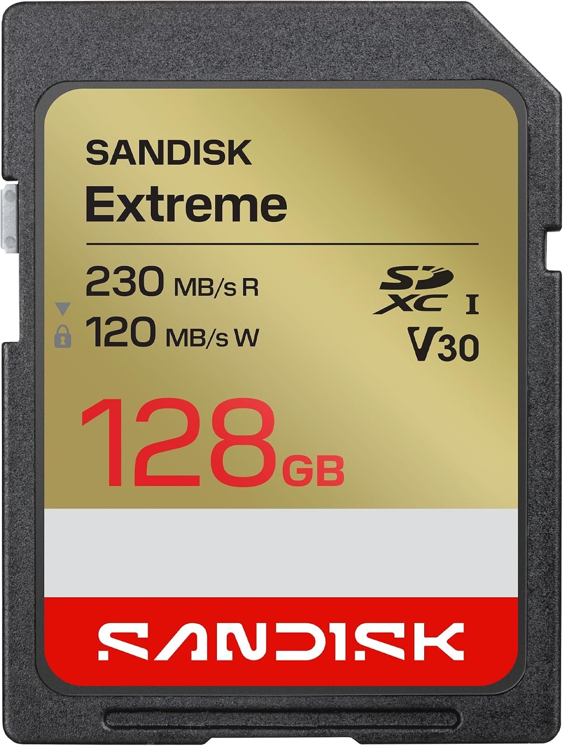 image:imageSANDISK 128GB Extreme SDXC UHSI Memory Card C10 U3 V30 4K UHD SD Card SDSDXVA128GGNCINNew Version