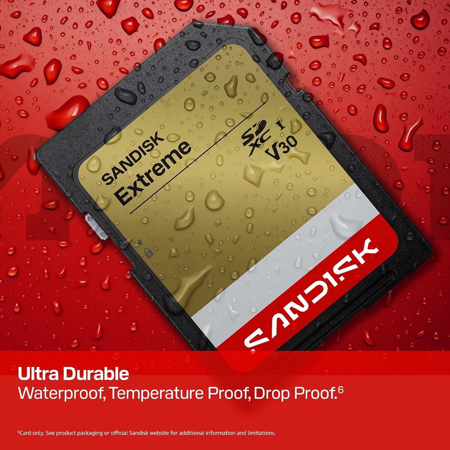 image:imageSANDISK 128GB Extreme SDXC UHSI Memory Card C10 U3 V30 4K UHD SD Card SDSDXVA128GGNCINNew Version