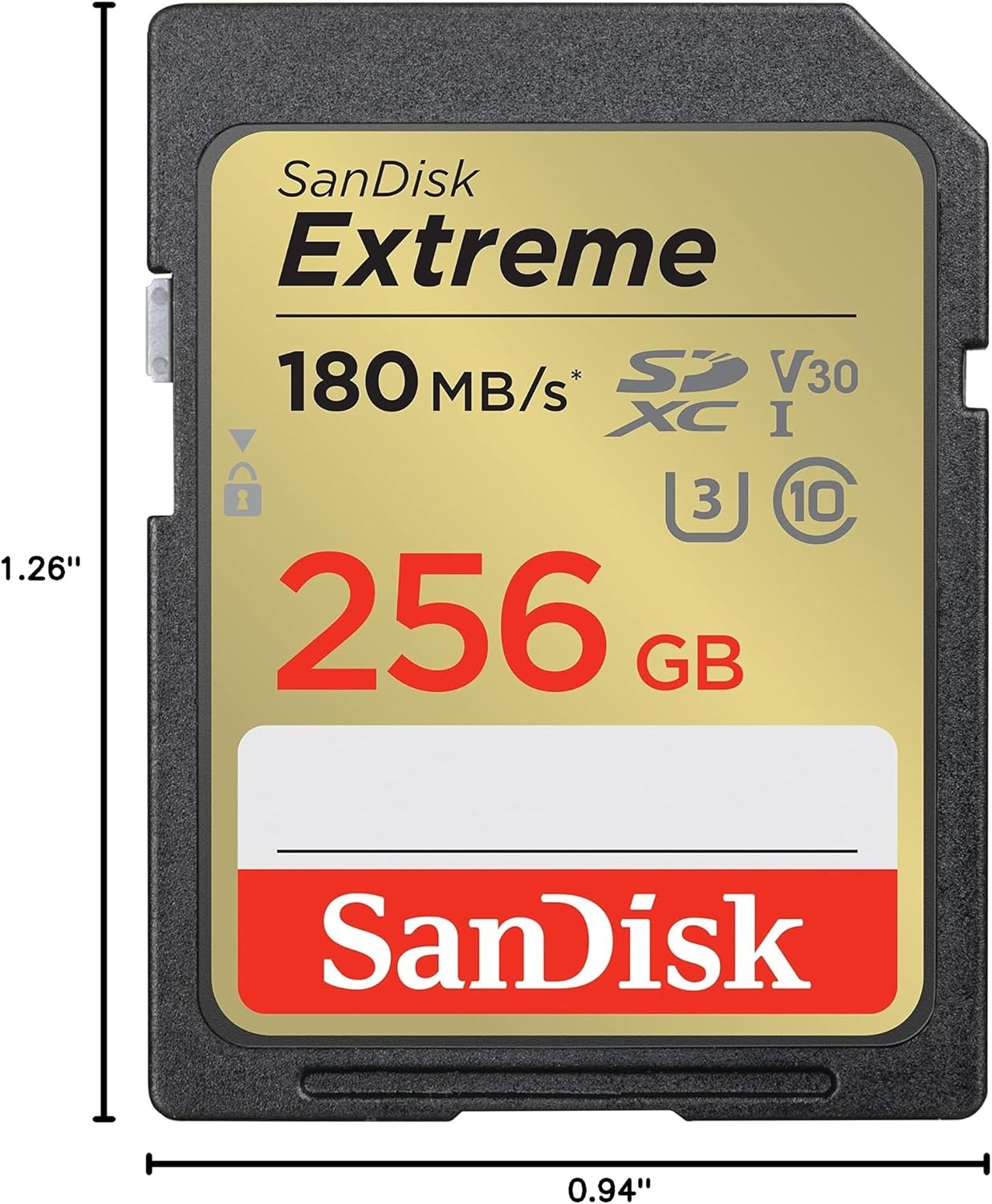 image:imageSANDISK 128GB Extreme SDXC UHSI Memory Card C10 U3 V30 4K UHD SD Card SDSDXVA128GGNCINOld Version