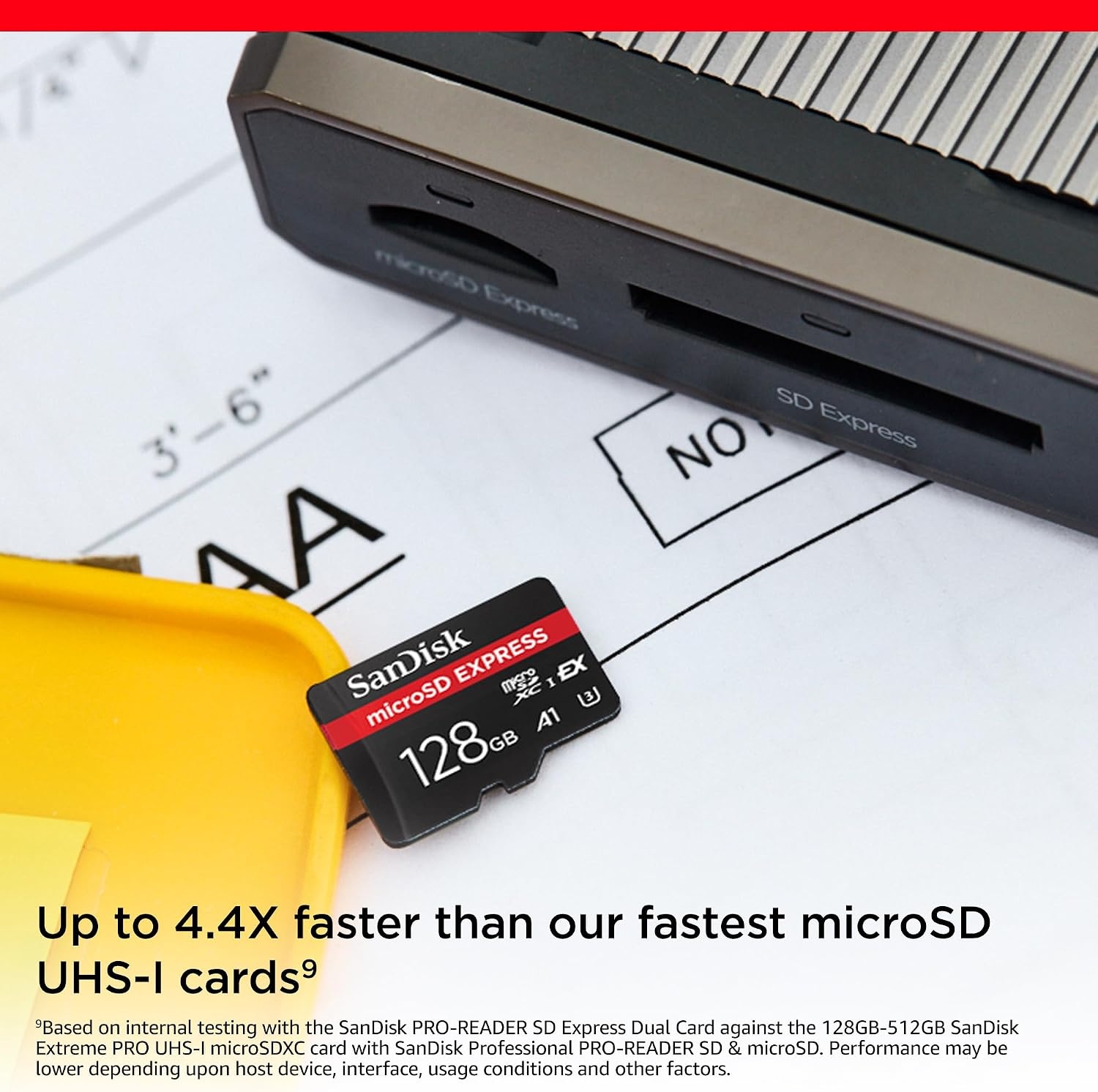 image:imageSANDISK 128GB microSD Express Card Works with NintendoSwitch 2 Up to 880MBs Read Up to 480MBs Write 100MBs Sustained Write U3 C10 SDSQXFN128GGN4NN128GB