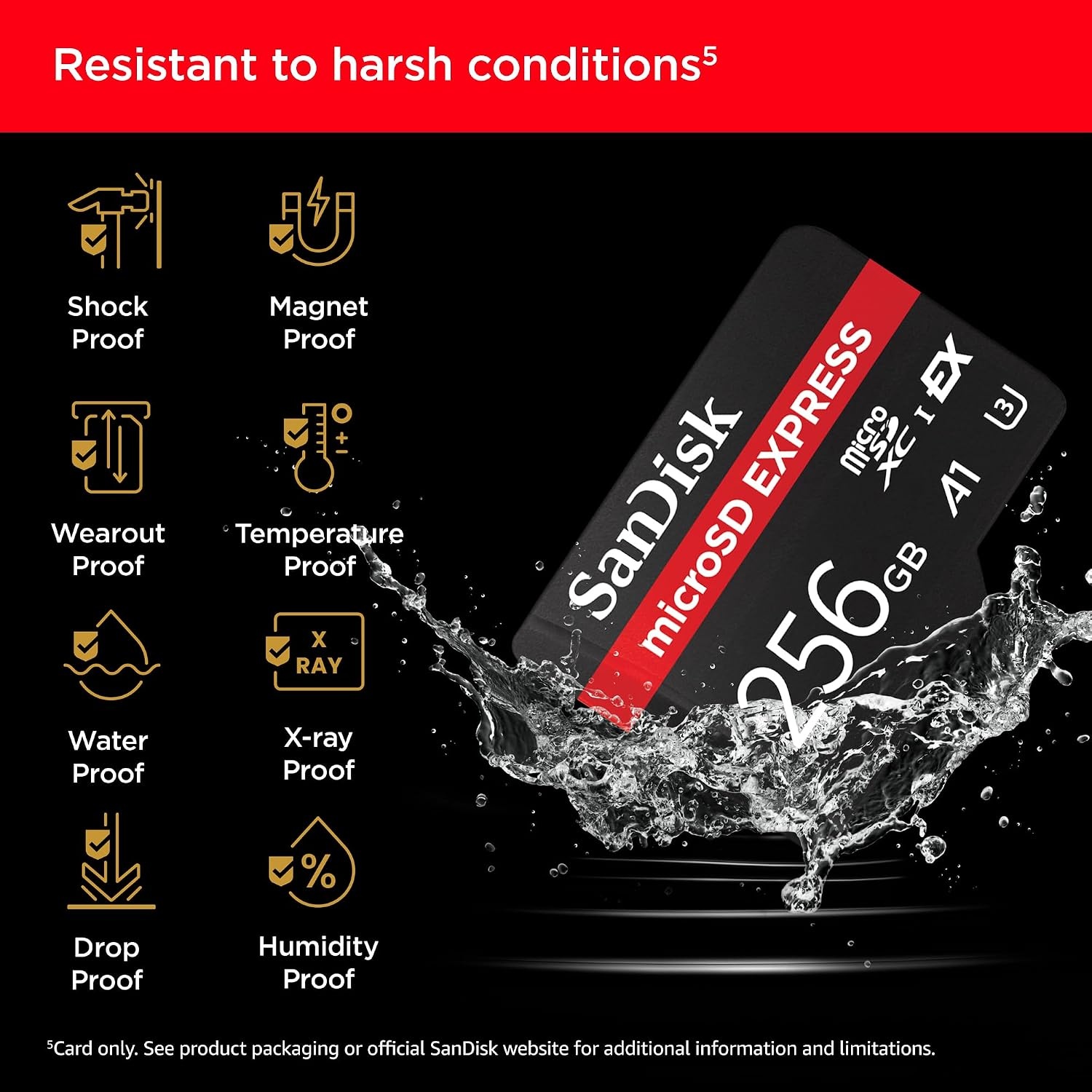 image:imageSANDISK 128GB microSD Express Card Works with NintendoSwitch 2 Up to 880MBs Read Up to 480MBs Write 100MBs Sustained Write U3 C10 SDSQXFN128GGN4NN256GB
