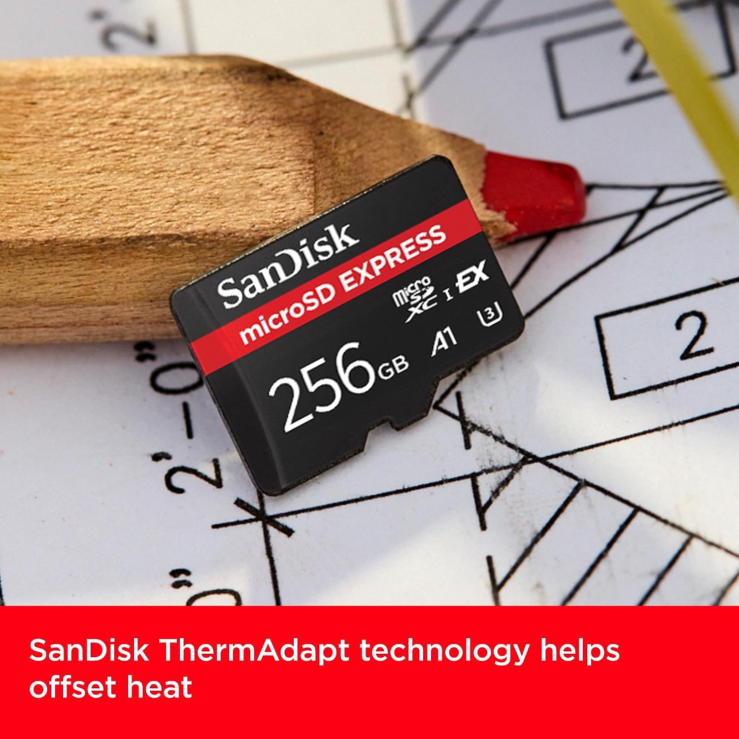 image:imageSANDISK 128GB microSD Express Card Works with NintendoSwitch 2 Up to 880MBs Read Up to 480MBs Write 100MBs Sustained Write U3 C10 SDSQXFN128GGN4NN256GB