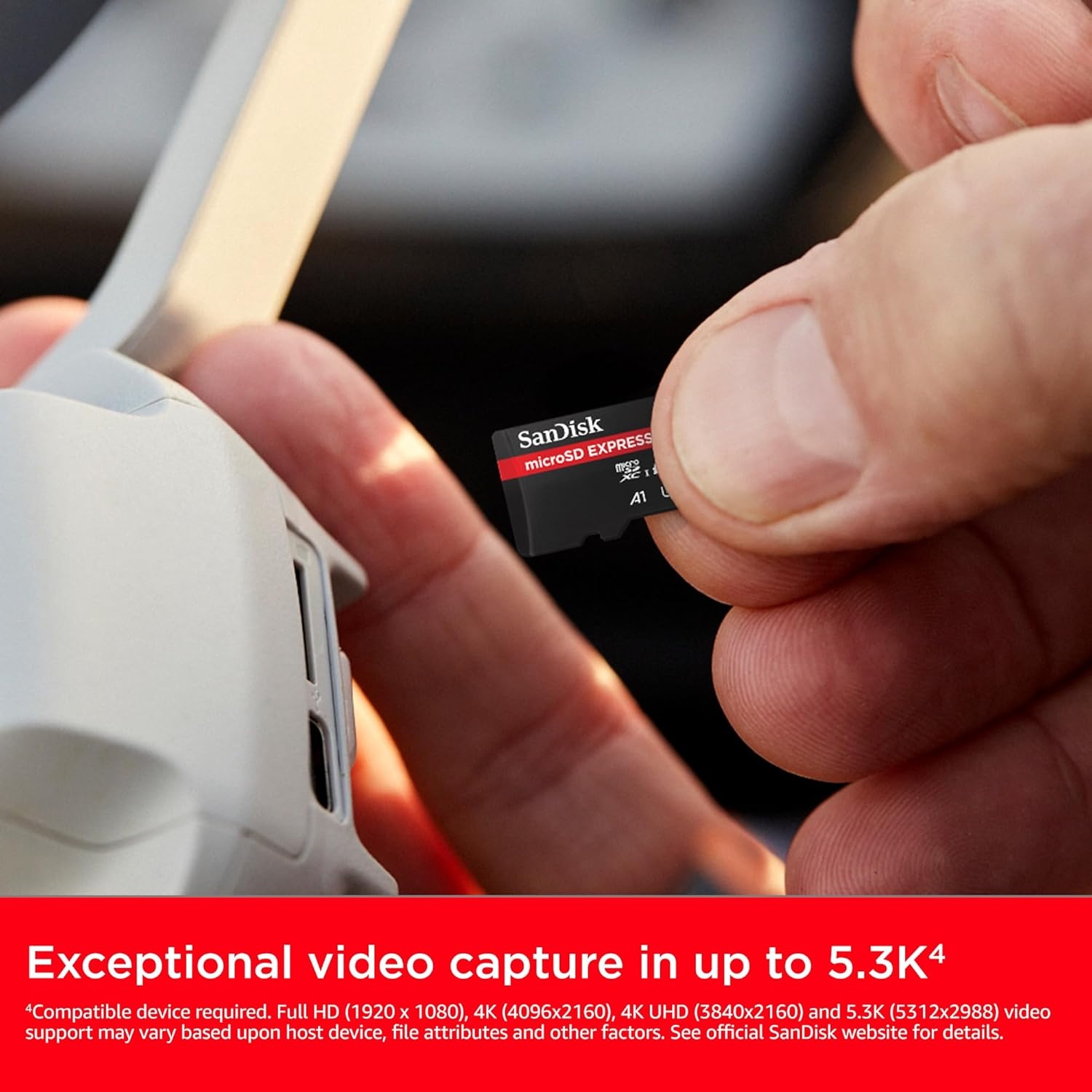 image:imageSANDISK 128GB microSD Express Card Works with NintendoSwitch 2 Up to 880MBs Read Up to 480MBs Write 100MBs Sustained Write U3 C10 SDSQXFN128GGN4NN512GB