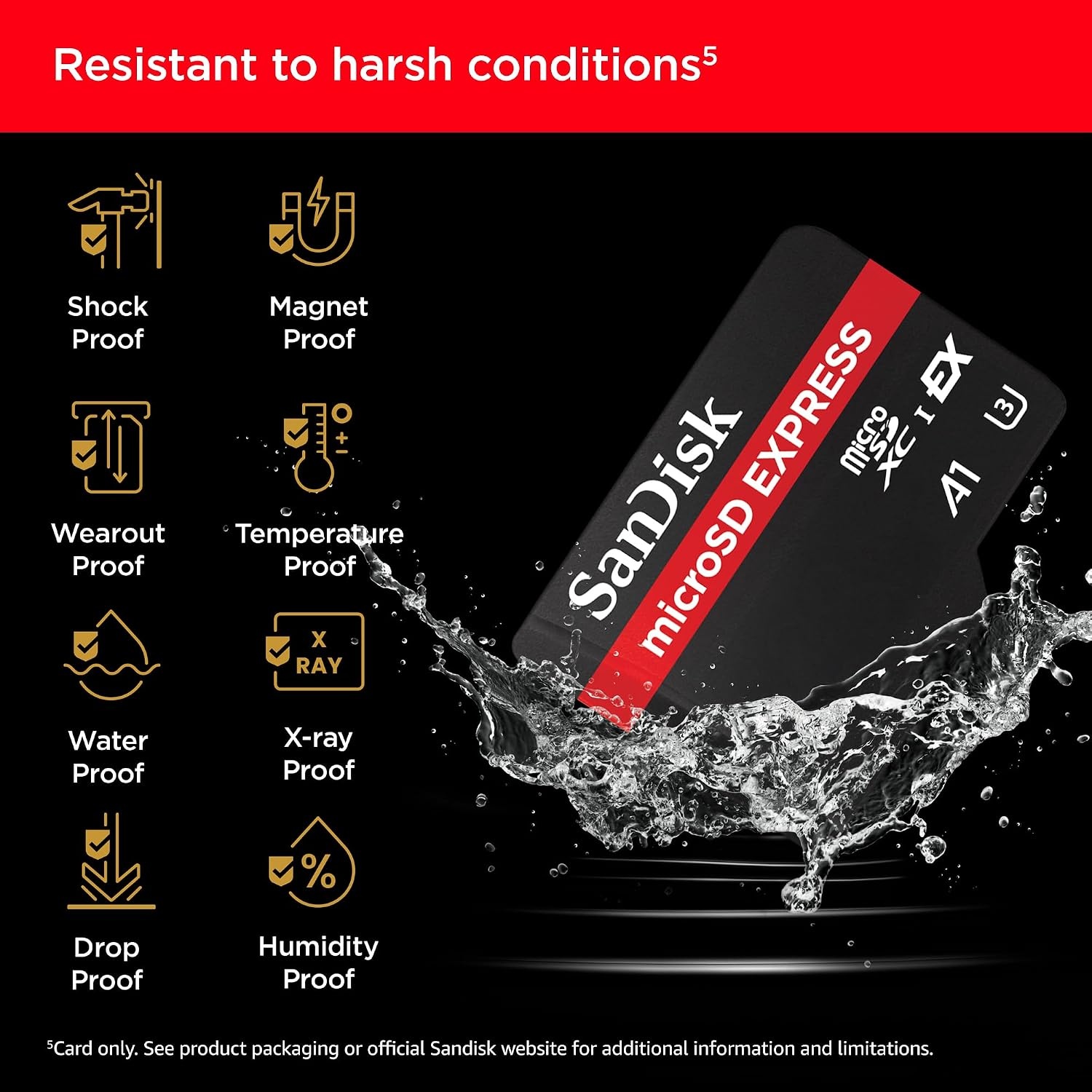 image:imageSANDISK 128GB microSD Express Card Works with NintendoSwitch 2 Up to 880MBs Read Up to 480MBs Write 100MBs Sustained Write U3 C10 SDSQXFN128GGN4NN512GB
