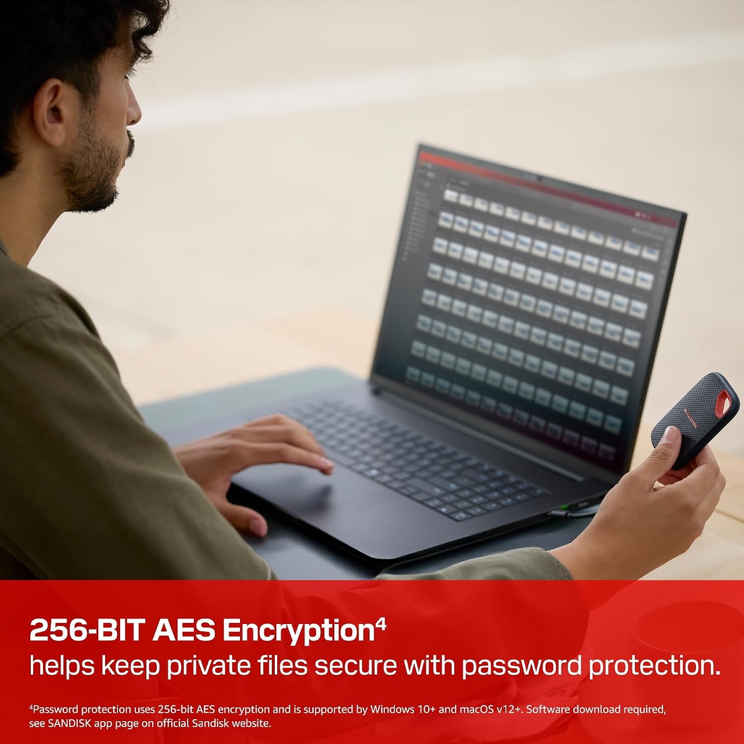 image:imageSANDISK 1TB Extreme Portable SSD Old Model Up to 1050MBs USBC USB 32 Gen 2 IP65 Water and dust Resistance Updated Firmware Monterey External Solid State Drive SDSSDE611T00G25MBlack
