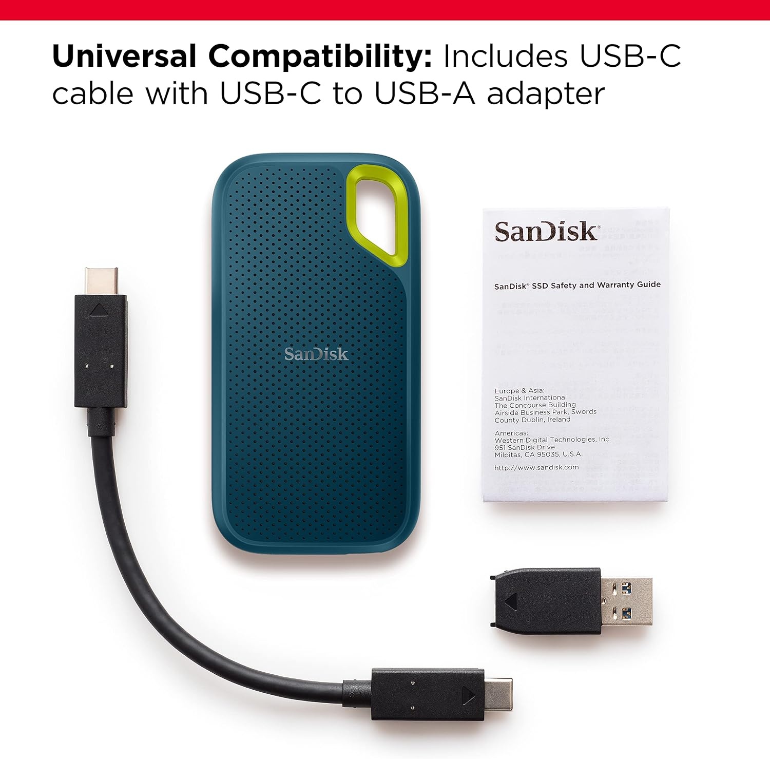 image:imageSANDISK 1TB Extreme Portable SSD Old Model Up to 1050MBs USBC USB 32 Gen 2 IP65 Water and dust Resistance Updated Firmware Monterey External Solid State Drive SDSSDE611T00G25MMonterey