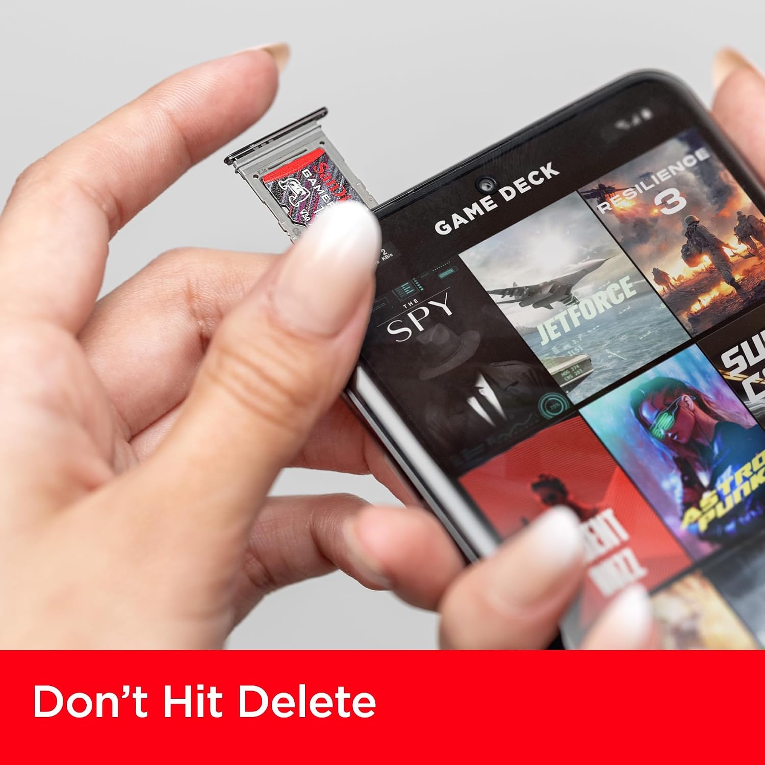 image:imageSANDISK 1TB Gameplay microSD Memory Card for Mobile Gaming Up to 190MBs for Handheld Console Gaming SDSQXAV1T00GN6XN256GB