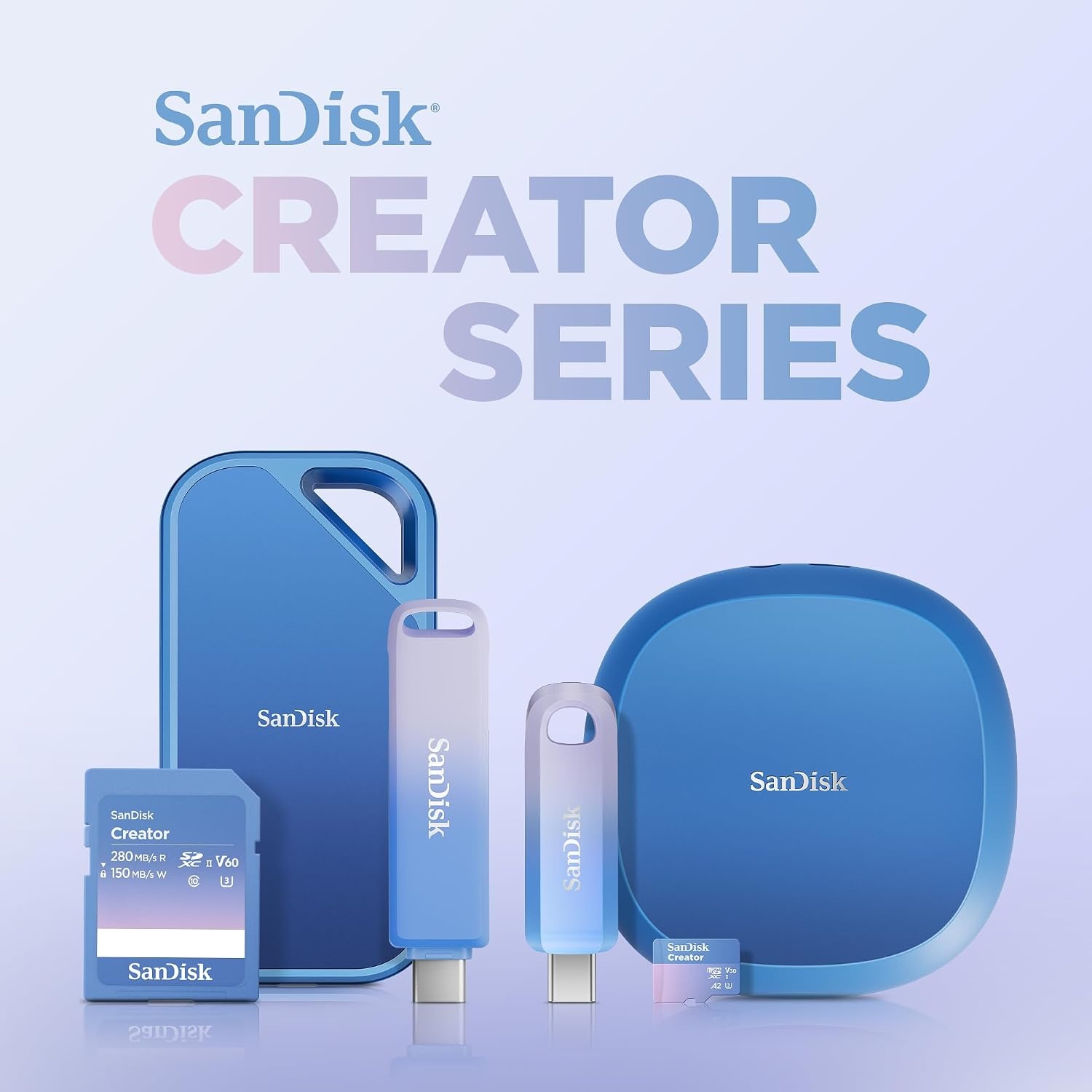 image:imageSANDISK 256GB Creator microSD UHSI Card with SD Adapter for Cameras and Drones 4K 53K A2 V30 U3 3 Months of Adobe Lightroom Included SDSQXAV256GGN6MSDesk Drive