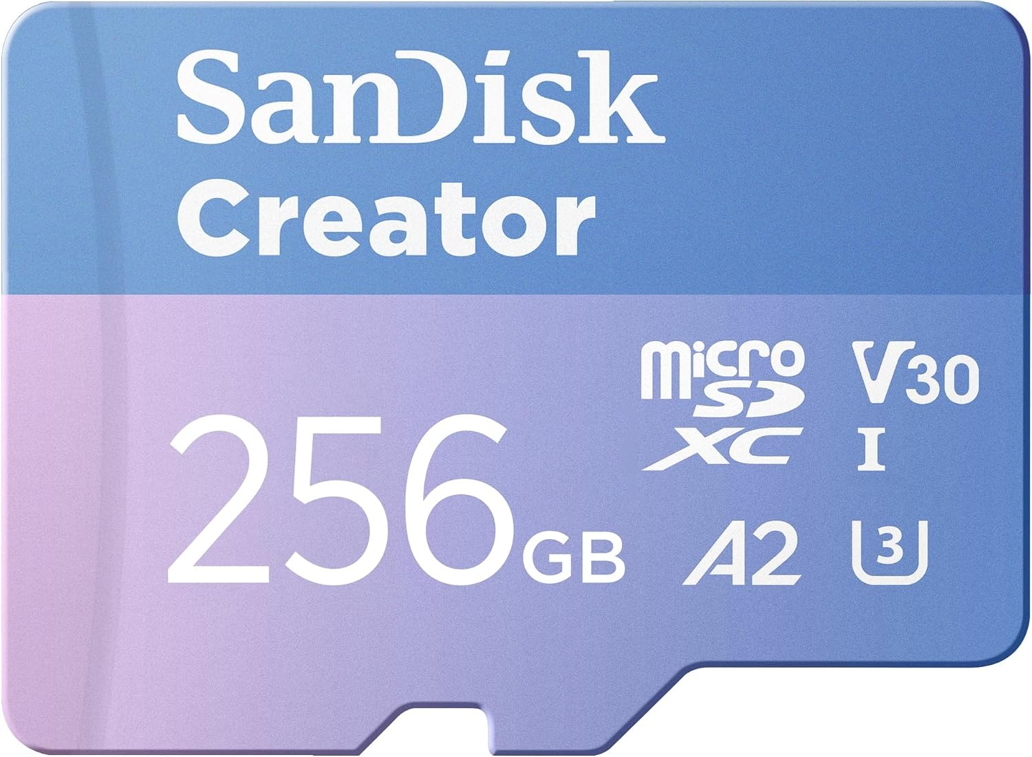 image:imageSANDISK 256GB Creator microSD UHSI Card with SD Adapter for Cameras and Drones 4K 53K A2 V30 U3 3 Months of Adobe Lightroom Included SDSQXAV256GGN6MSmicroSD Card