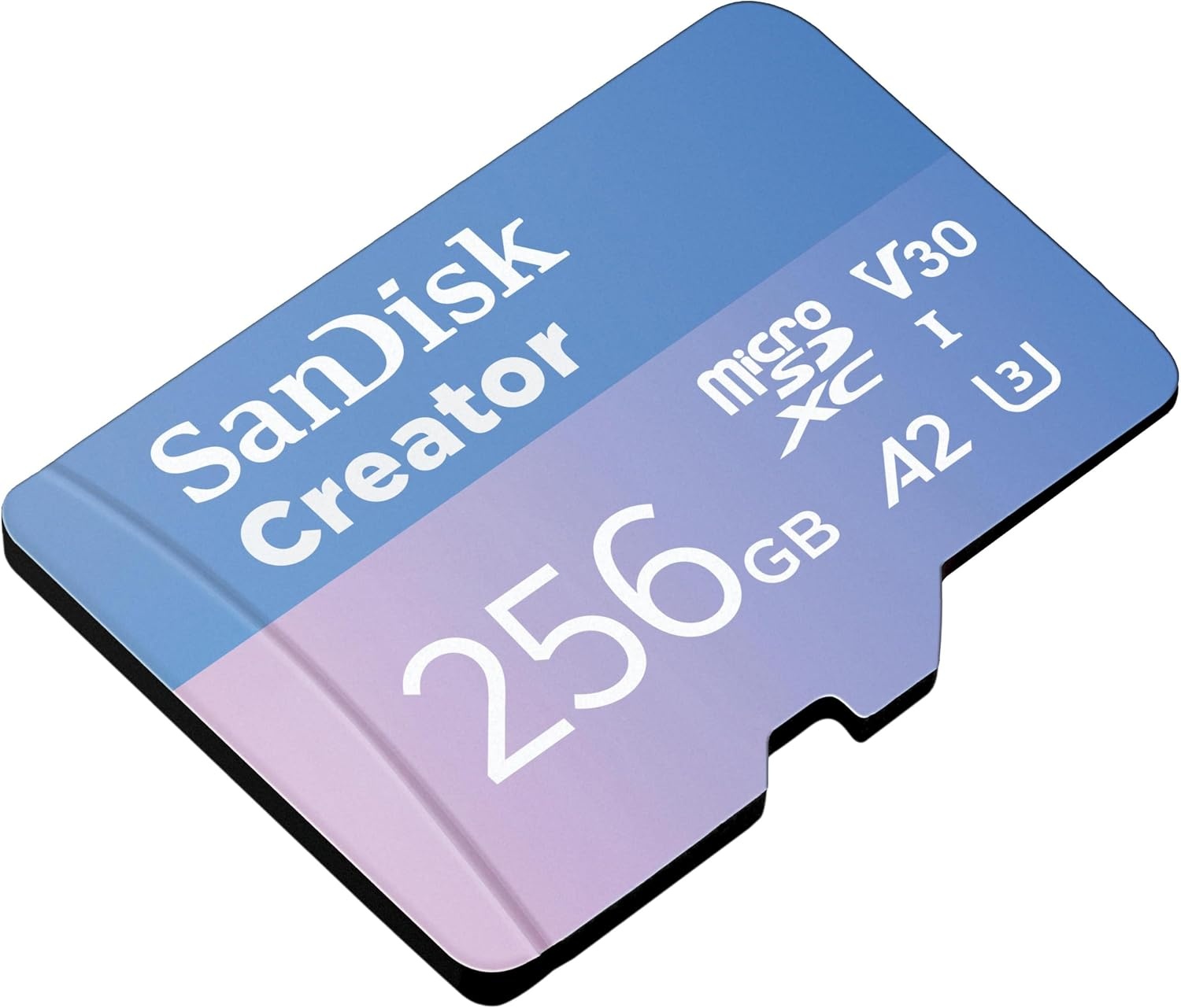 image:imageSANDISK 256GB Creator microSD UHSI Card with SD Adapter for Cameras and Drones 4K 53K A2 V30 U3 3 Months of Adobe Lightroom Included SDSQXAV256GGN6MSmicroSD Card