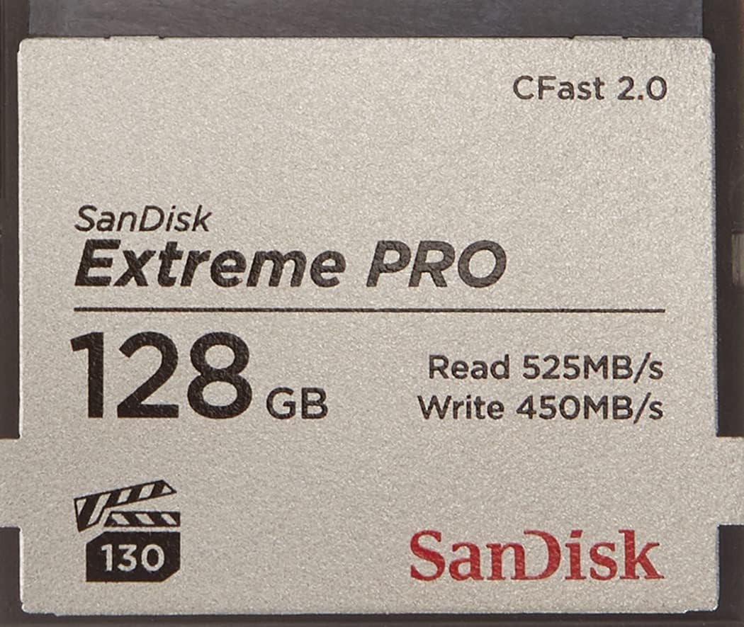 image:imageSANDISK 256GB Extreme PRO CFast 20 Memory Card SDCFSP256GG46D128GB