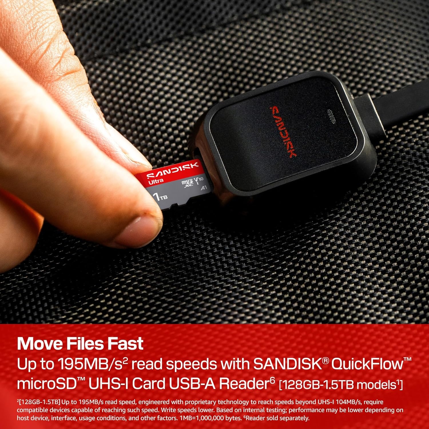 image:imageSANDISK 256GB Ultra microSDXC UHSI Memory Card with Adapter Up to 150MBs C10 U1 Full HD A1 MicroSD Card SDSQUAC256GGN6MANew Version