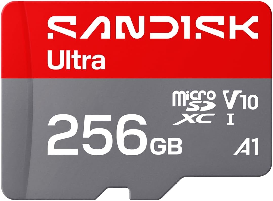 image:imageSANDISK 256GB Ultra microSDXC UHSI Memory Card with Adapter Up to 150MBs C10 U1 Full HD A1 MicroSD Card SDSQUAC256GGN6MANew Version
