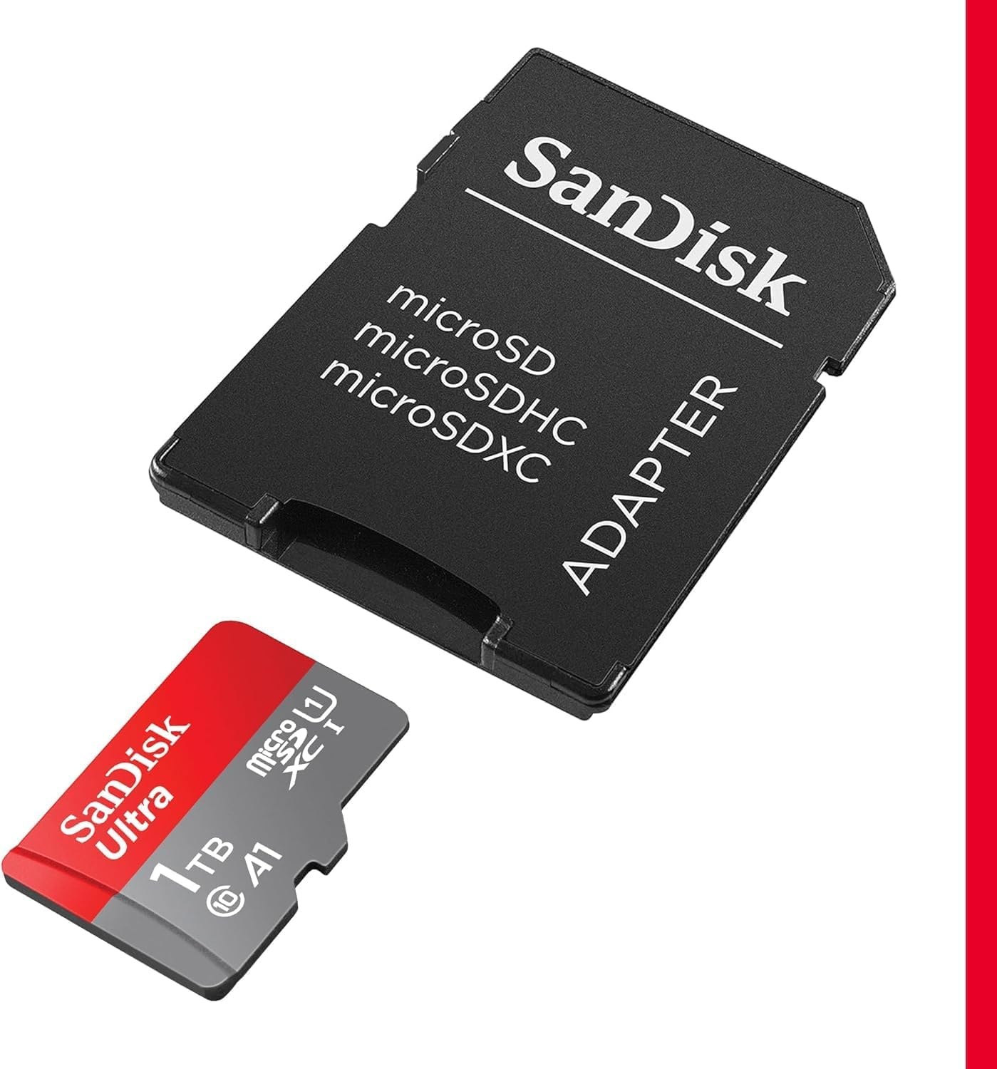 image:imageSANDISK 256GB Ultra microSDXC UHSI Memory Card with Adapter Up to 150MBs C10 U1 Full HD A1 MicroSD Card SDSQUAC256GGN6MAOld Version