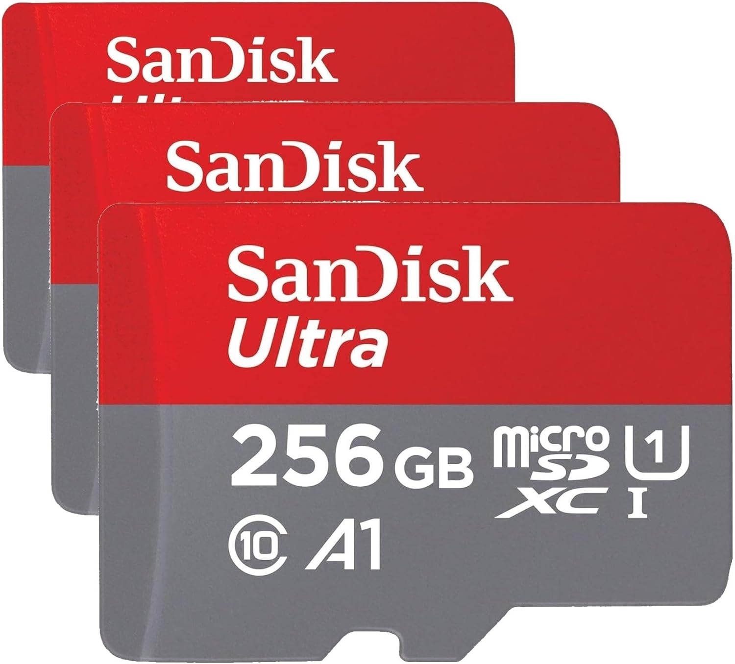 image:imageSANDISK 256GB Ultra microSDXC UHSI Memory Card with Adapter Up to 150MBs C10 U1 Full HD A1 MicroSD Card SDSQUAC256GGN6MAOld Version