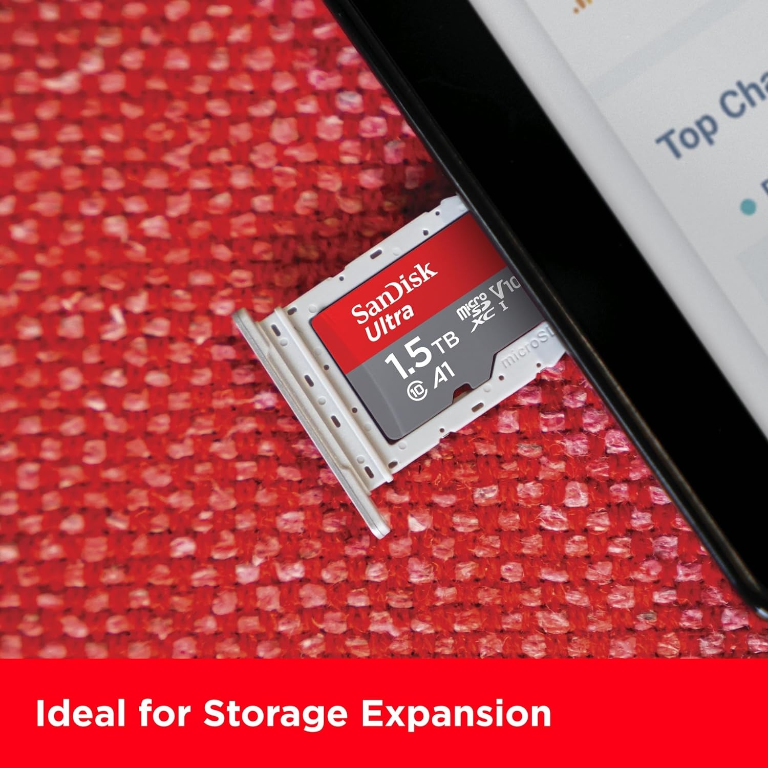 image:imageSANDISK 256GB Ultra microSDXC UHSI Memory Card with Adapter Up to 150MBs C10 U1 Full HD A1 MicroSD Card SDSQUAC256GGN6MAOld Version