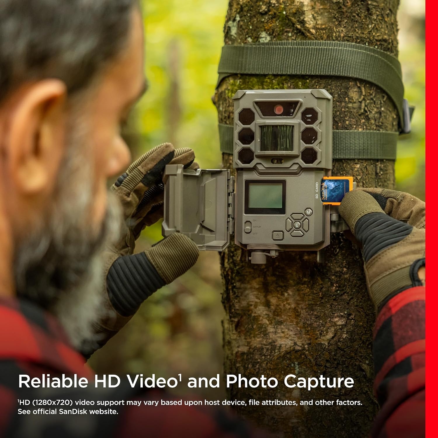 image:imageSANDISK 32GB 2Pack Outdoors HD SDHC UHSI Memory Card 2x32GB Up to 100MBs C4 Trail Camera SD Card SDSDBNN032GGN6V232GB 4Pack