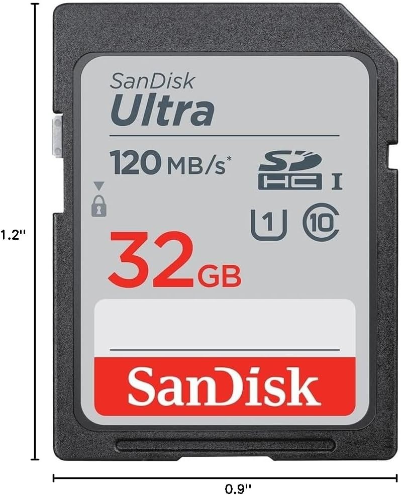 image:imageSANDISK 32GB 3Pack Ultra SDHC UHSI Memory Card 3x32GB SDSDUN4032GGN6IM Older VersionMemory Card Only
