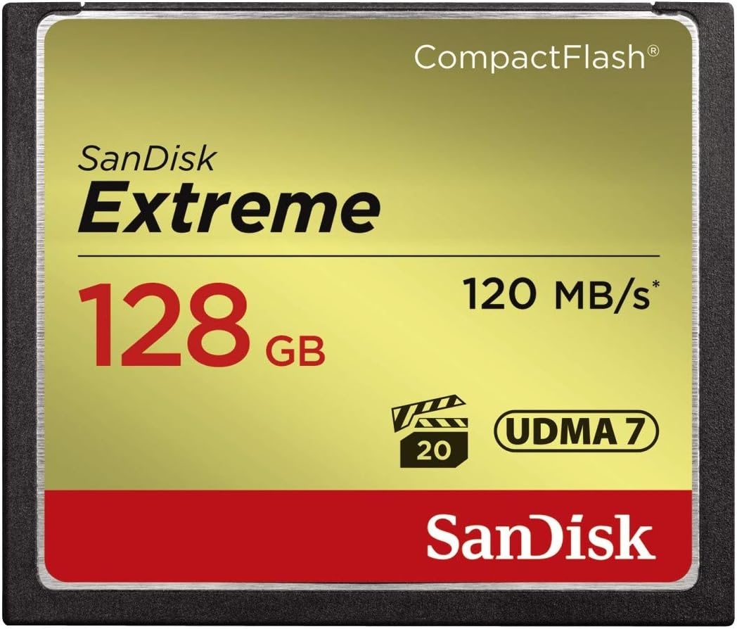 image:imageSANDISK 32GB Extreme CompactFlash Memory Card UDMA 7 Speed Up To 120MBs SDCFXSB032GG46128gb