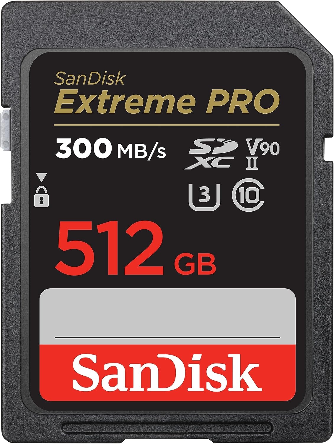 image:imageSANDISK 512GB Extreme PRO SDXC UHSII Memory Card C10 U3 V90 8K 4K Full HD Video SD Card SDSDXDK512GGN4INCard Only