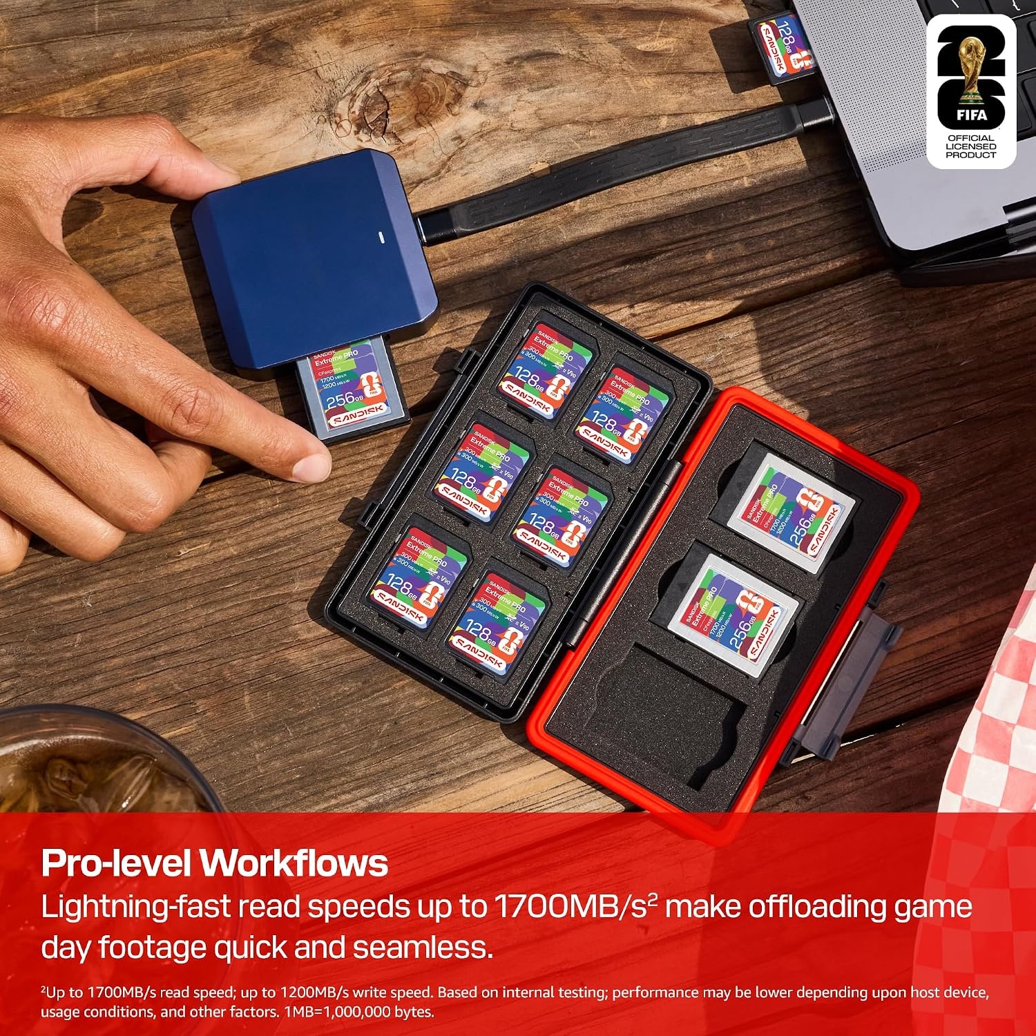 image:imageSANDISK 640GB PROCinema CFexpress Type B Up to 1700MBs Read Speeds 8K Video Capture CFexpress Type B Card SDCFEC640GGN4NN256GB