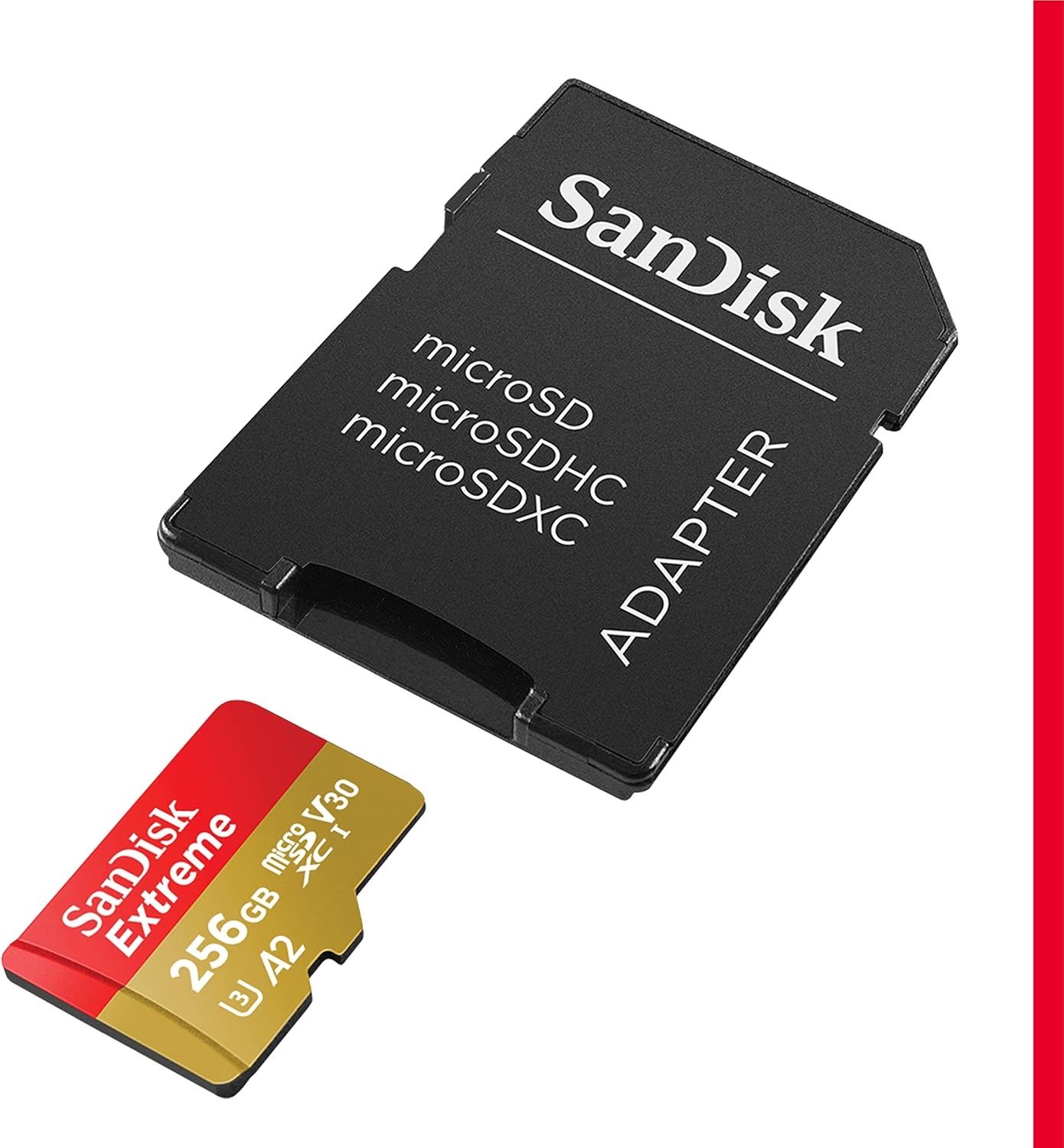 image:imageSANDISK 64GB Extreme microSDXC UHSI Memory Card with Adapter C10 U3 V30 4K 5K A2 Micro SD Card SDSQXAH064GGN6MAOld Version