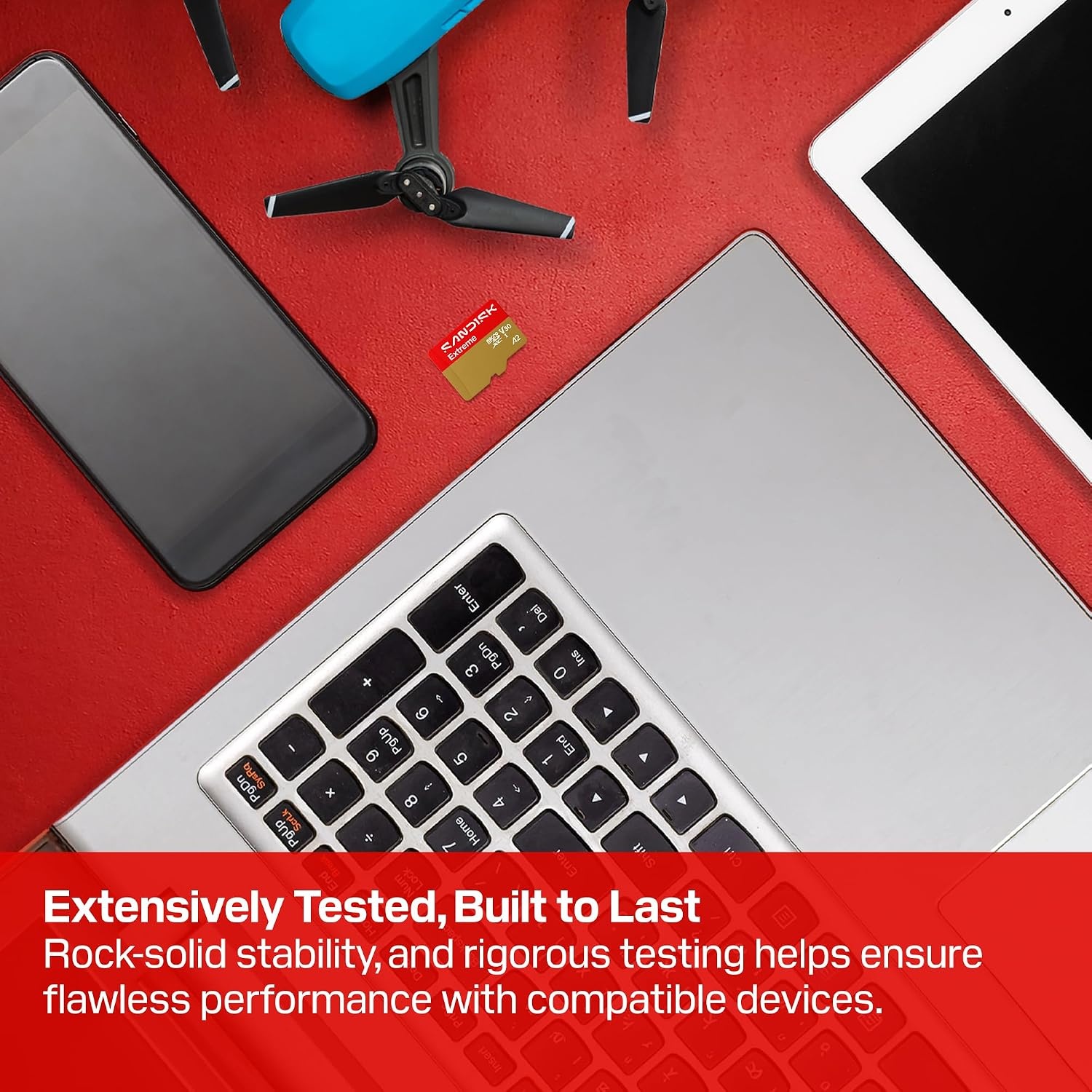 image:imageSANDISK 64GB Extreme microSDXC UHSI Memory Card with Adapter C10 U3 V30 4K 5K A2 Micro SD Card SDSQXAH064GGN6MAOld Version