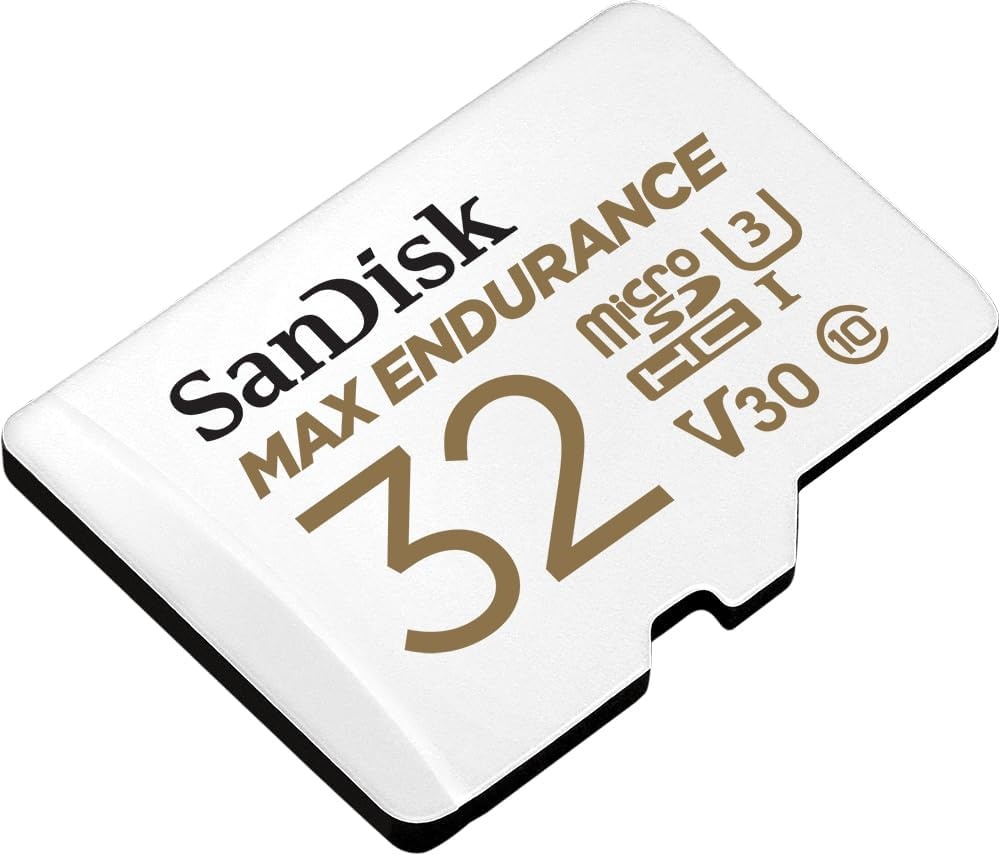 image:imageSANDISK 64GB MAX Endurance microSDXC Card with Adapter for Home Security Cameras and Dash cams C10 U3 V30 4K UHD Micro SD Card SDSQQVR064GGN6IA32GB