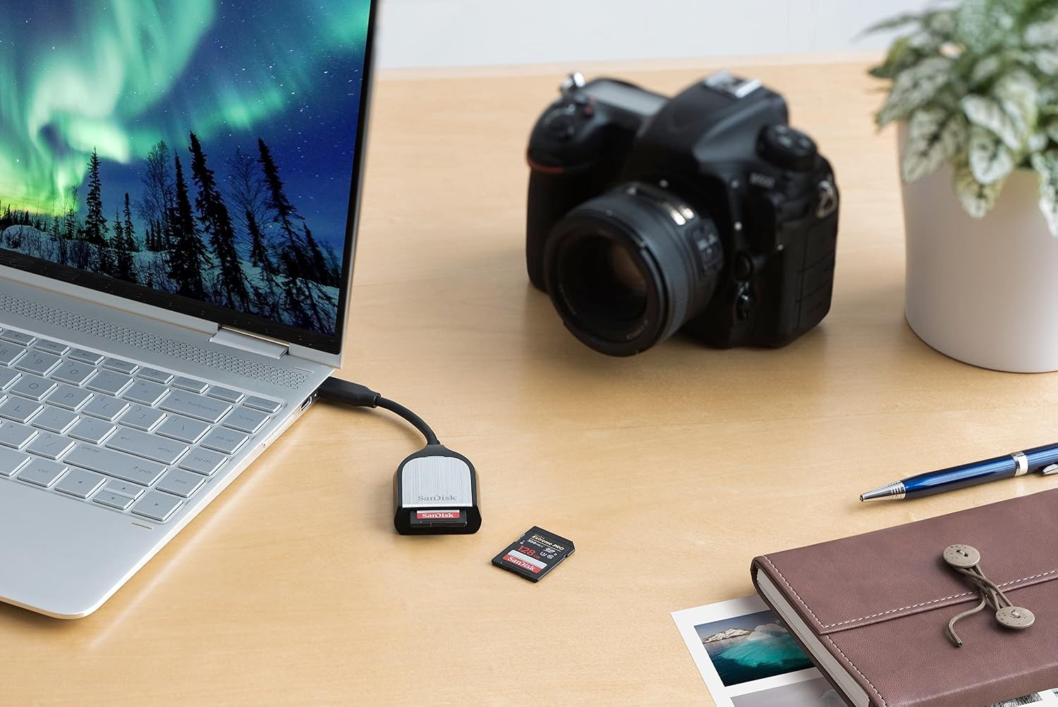 image:imageSANDISK Extreme PRO SD UHSII USBC Reader SDDR409G46Reader