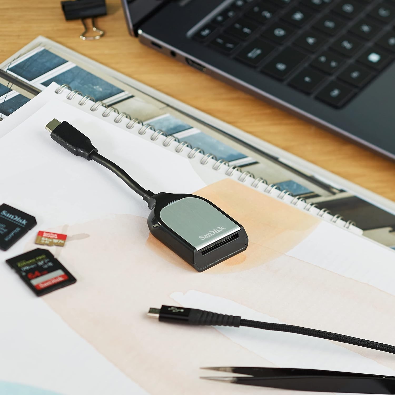 image:imageSANDISK Extreme PRO SD UHSII USBC Reader SDDR409G46Reader