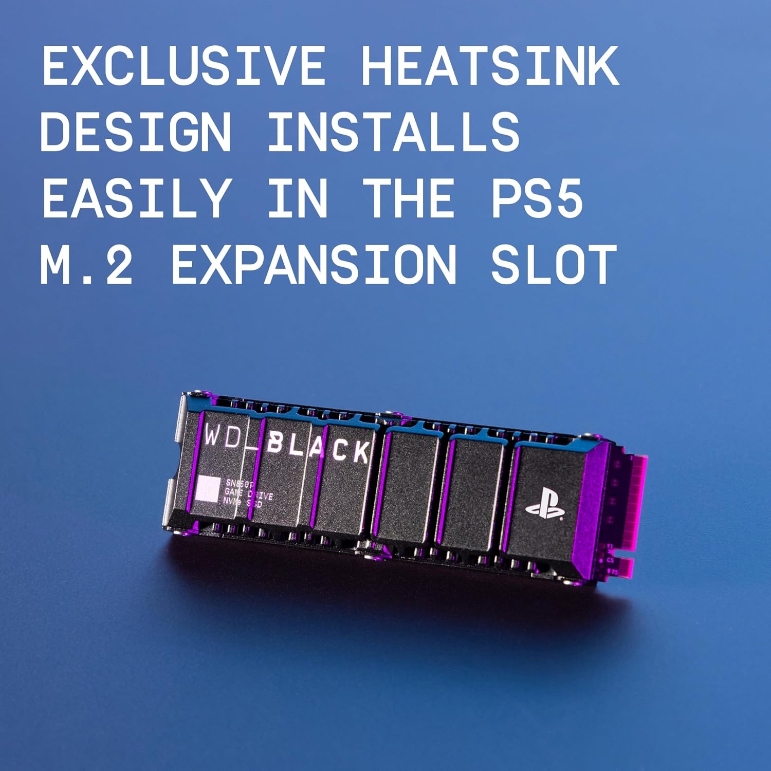 image:imageWDBLACK 4TB SN850P NVMe M2 SSD Officially Licensed Storage Expansion for PS5 Consoles up to 7300MBs with heatsink WDBBYV0040BNCWRSNBlack1TB