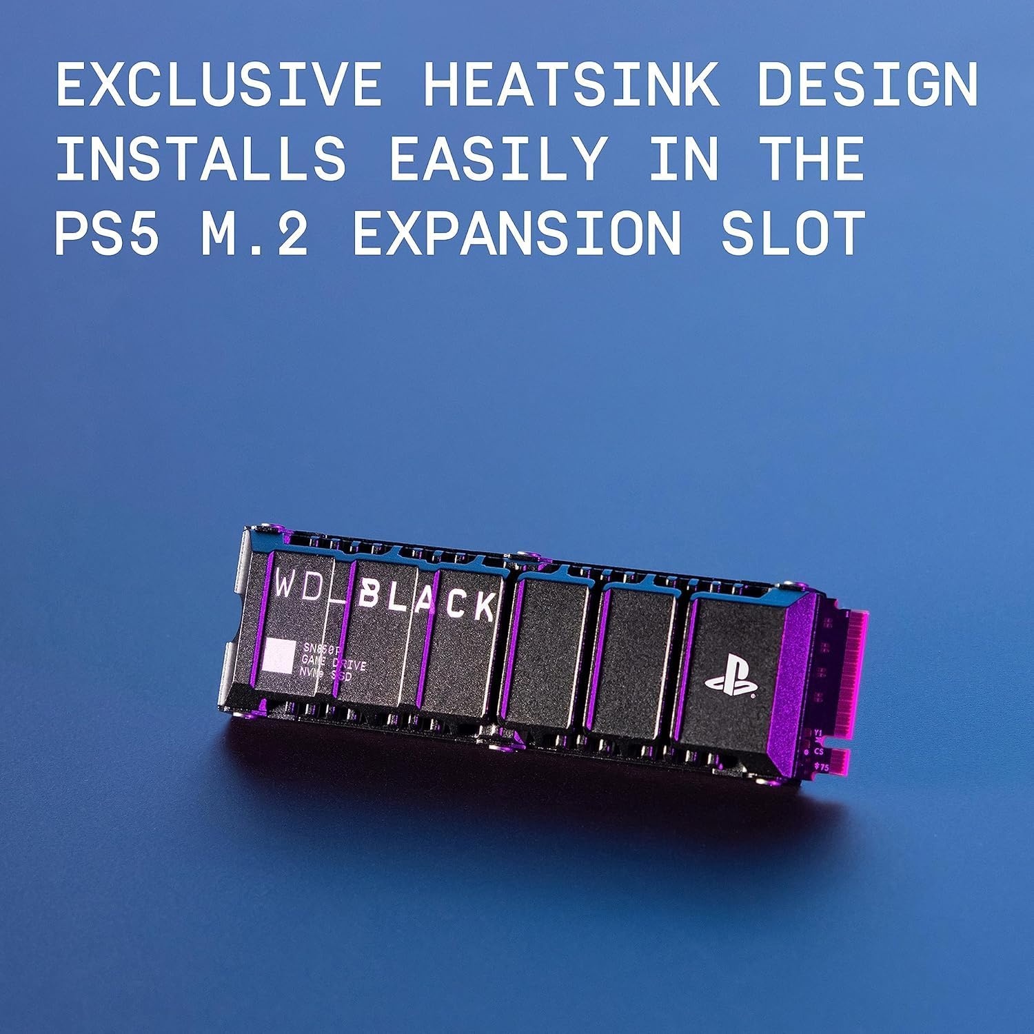 image:imageWDBLACK 4TB SN850P NVMe M2 SSD Officially Licensed Storage Expansion for PS5 Consoles up to 7300MBs with heatsink WDBBYV0040BNCWRSNBlack2TB