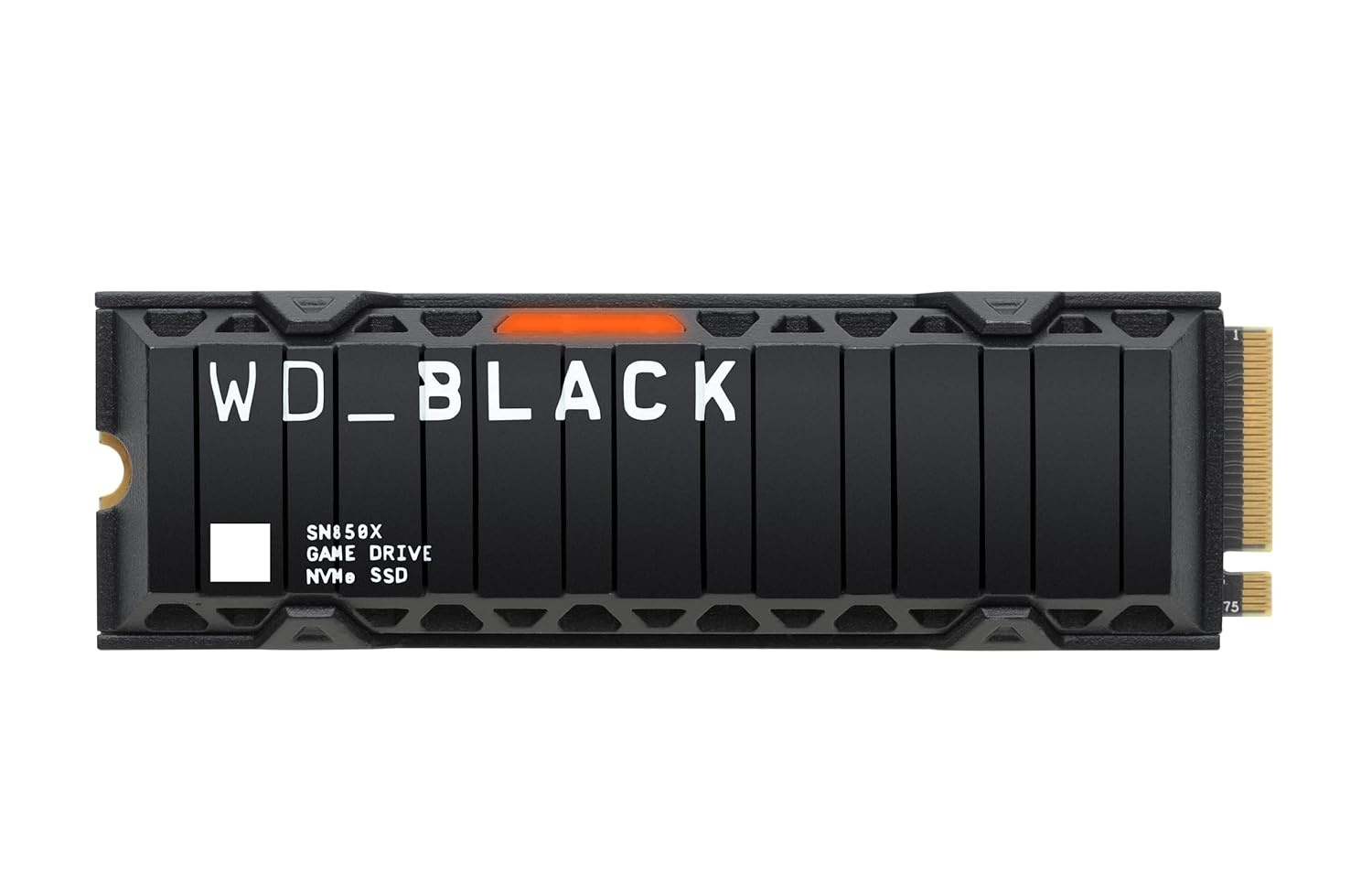 image:imageWDBLACK SN850X 1TB NVMe SSD M2 2280 Up to 7300 MBs Read speeds Up to 6300 MBs write speeds Gaming Expansion High Performance Internal Solid State Drive WDS100T2X0E8TB