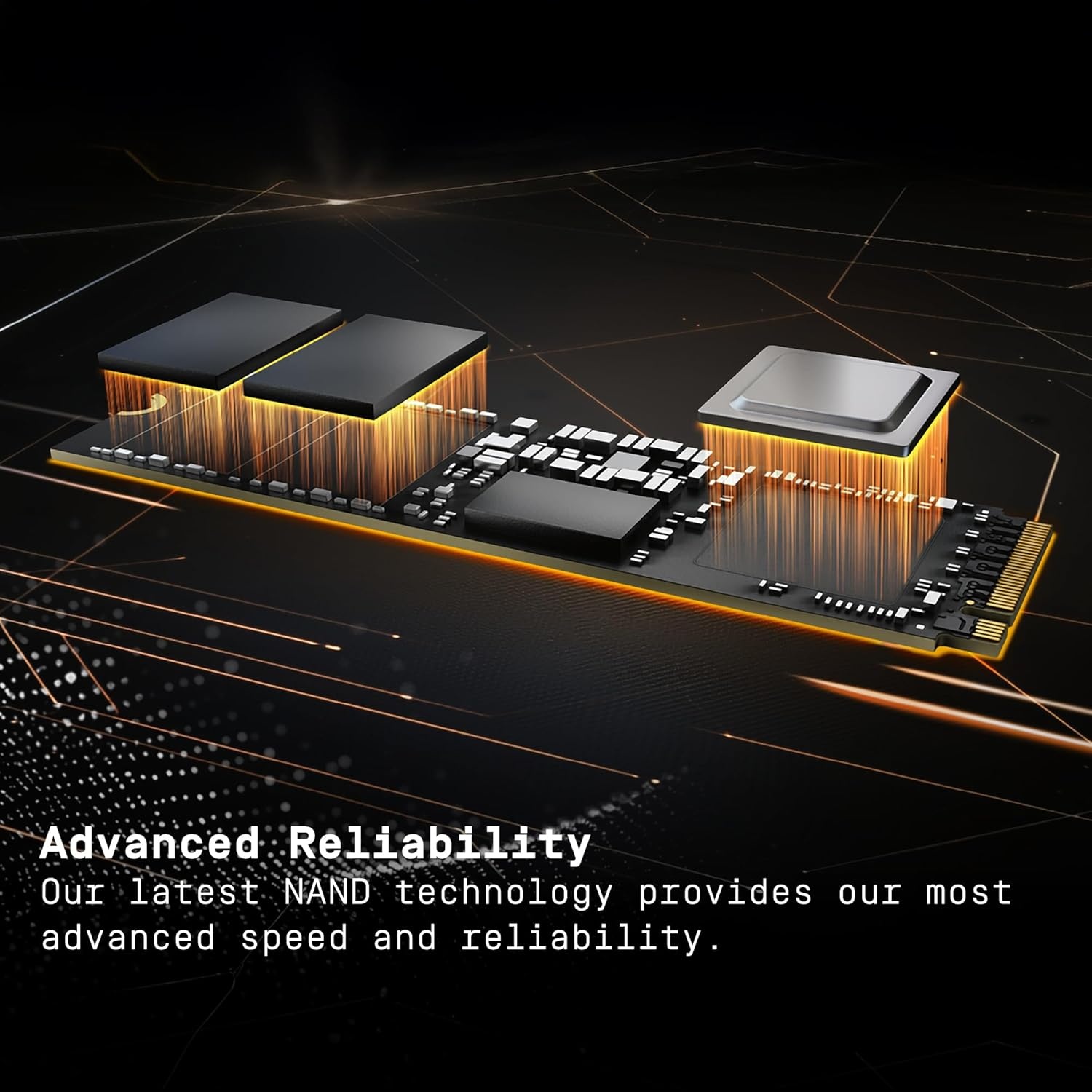 image:imageWDBlack SN8100 2TB NVMe SSD with Heatsink PCIe 50x4 M2 2280 Up to 14900MBs Read Speed up to 11000MBs Write Speed Best for AI Applications Gaming and Video Editing WDS200T1XHM8TB