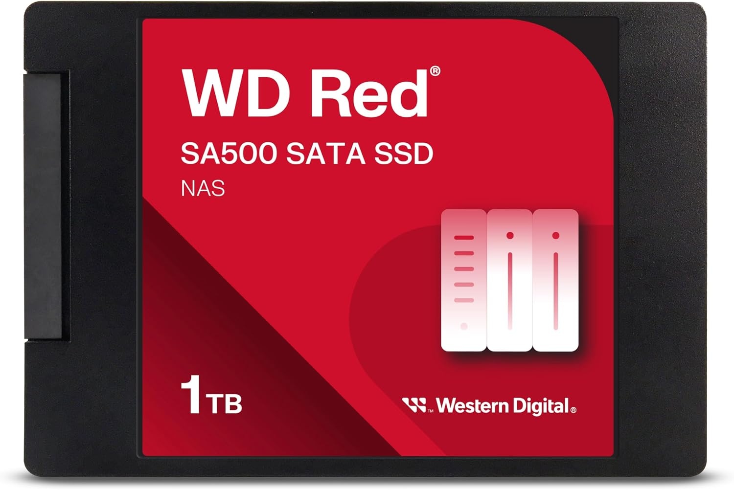 image:imageWestern Digital 4TB WD Red SA500 NAS 3D NAND Internal SSD Solid State Drive SATA III 6 Gbs 257mm Up to 560 MBs WDS400T2R0A257mm SSD
