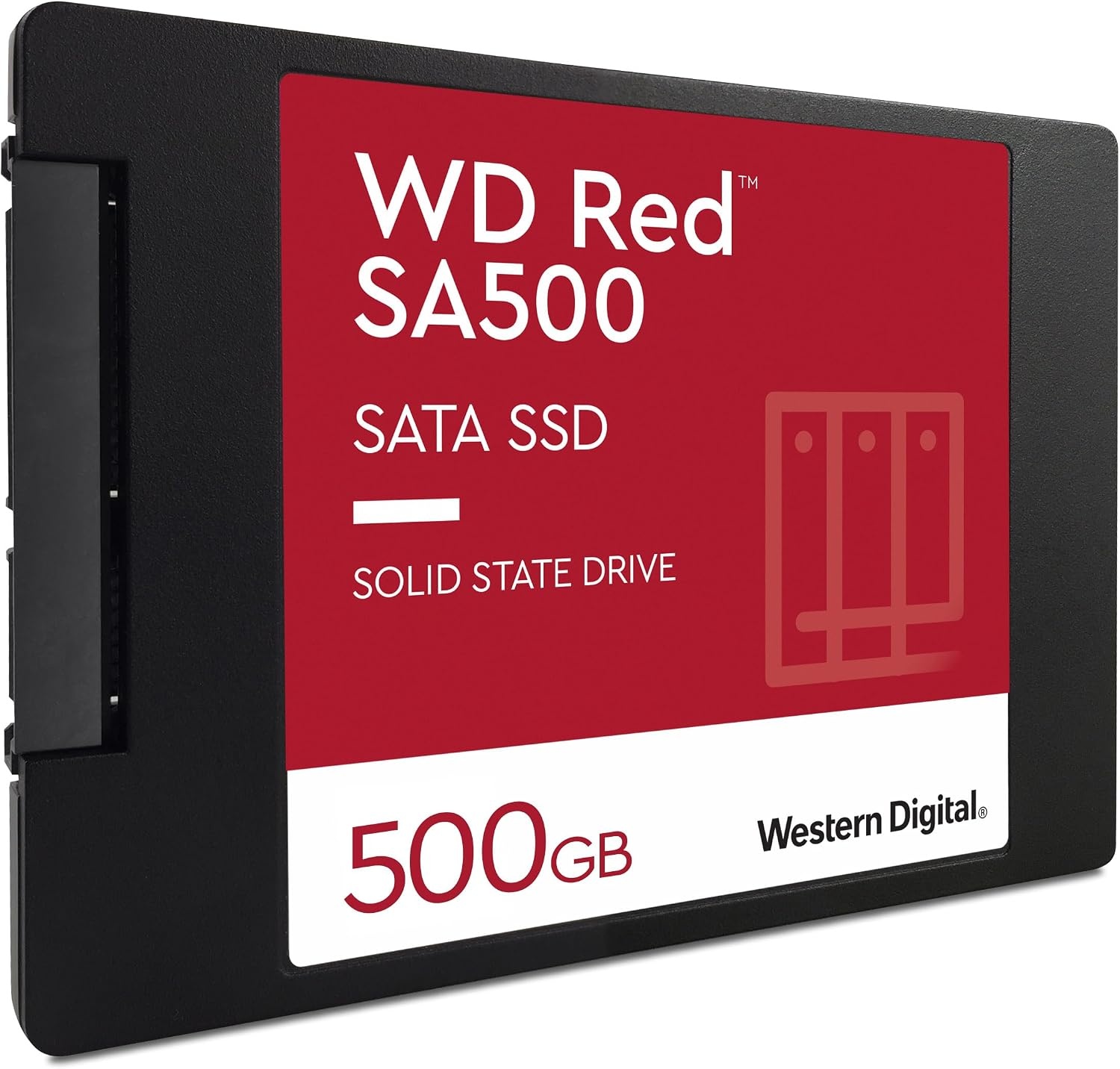 image:imageWestern Digital 4TB WD Red SA500 NAS 3D NAND Internal SSD Solid State Drive SATA III 6 Gbs 257mm Up to 560 MBs WDS400T2R0A257mm SSD
