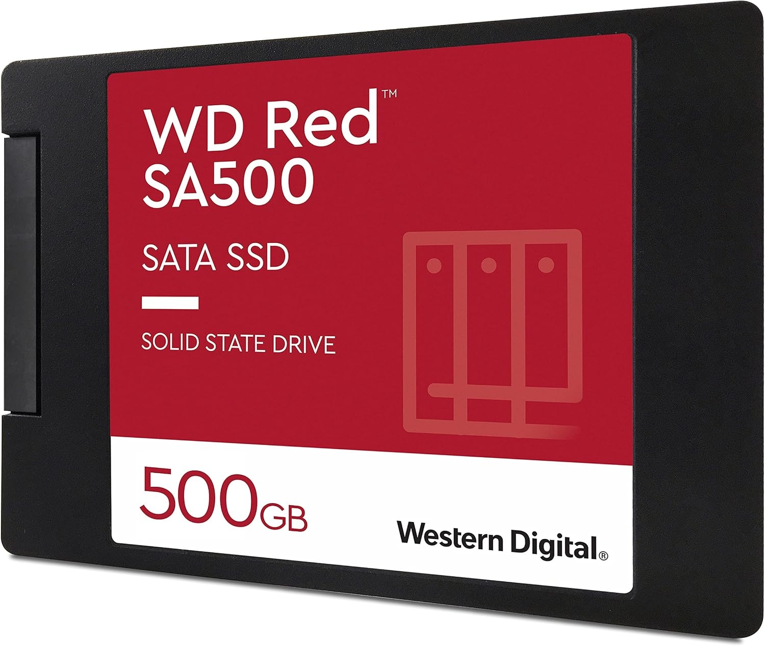 image:imageWestern Digital 4TB WD Red SA500 NAS 3D NAND Internal SSD Solid State Drive SATA III 6 Gbs 257mm Up to 560 MBs WDS400T2R0A257mm SSD