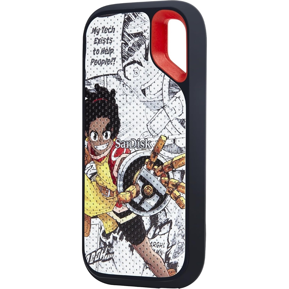 image:imageSANDISK 1TB Extreme Portable SSD Afrofuturism Edition Up to 1050MBs USBC USB 32 Gen 2 IP65 Water and Dust Resistance Updated Firmware External Solid State Drive SDSSDE611T00GBH
