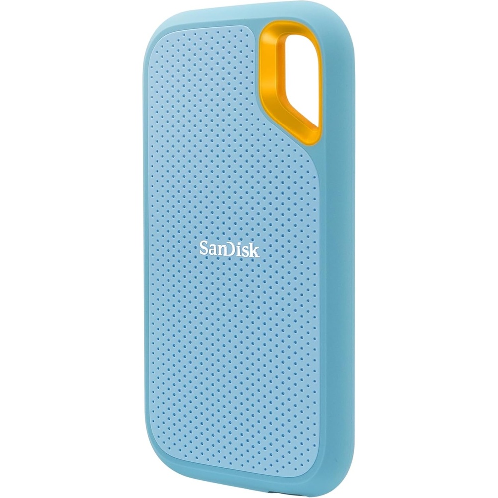 image:imageSANDISK 1TB Extreme Portable SSD Old Model Up to 1050MBs USBC USB 32 Gen 2 IP65 Water and dust Resistance Updated Firmware Monterey External Solid State Drive SDSSDE611T00G25MSky Blue