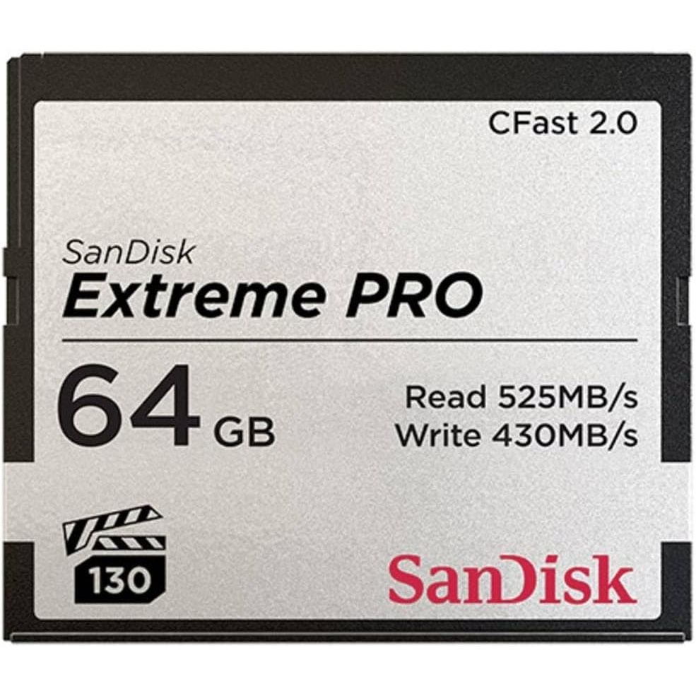 image:imageSANDISK 256GB Extreme PRO CFast 20 Memory Card SDCFSP256GG46D64GB