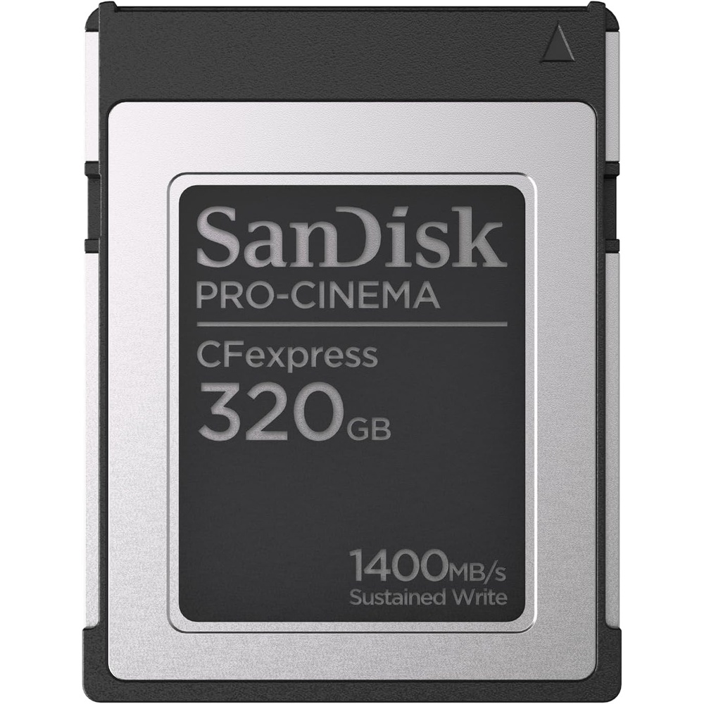 image:imageSANDISK 640GB PROCinema CFexpress Type B Up to 1700MBs Read Speeds 8K Video Capture CFexpress Type B Card SDCFEC640GGN4NN320GB