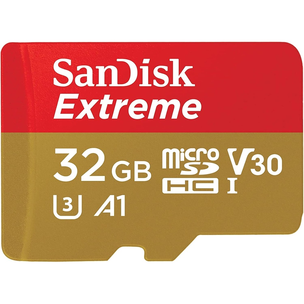 image:imageSANDISK 64GB Extreme microSDXC UHSI Memory Card with Adapter  C10 U3 V30 4K 5K A2 Micro SD Card  SDSQXAH064GGN6MAOld Version