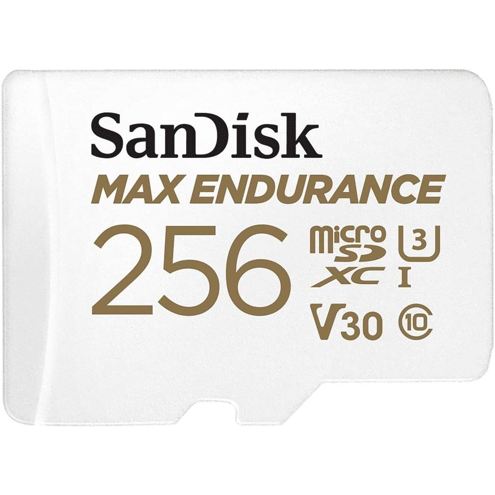 image:imageSANDISK 64GB MAX Endurance microSDXC Card with Adapter for Home Security Cameras and Dash cams C10 U3 V30 4K UHD Micro SD Card SDSQQVR064GGN6IA256GB