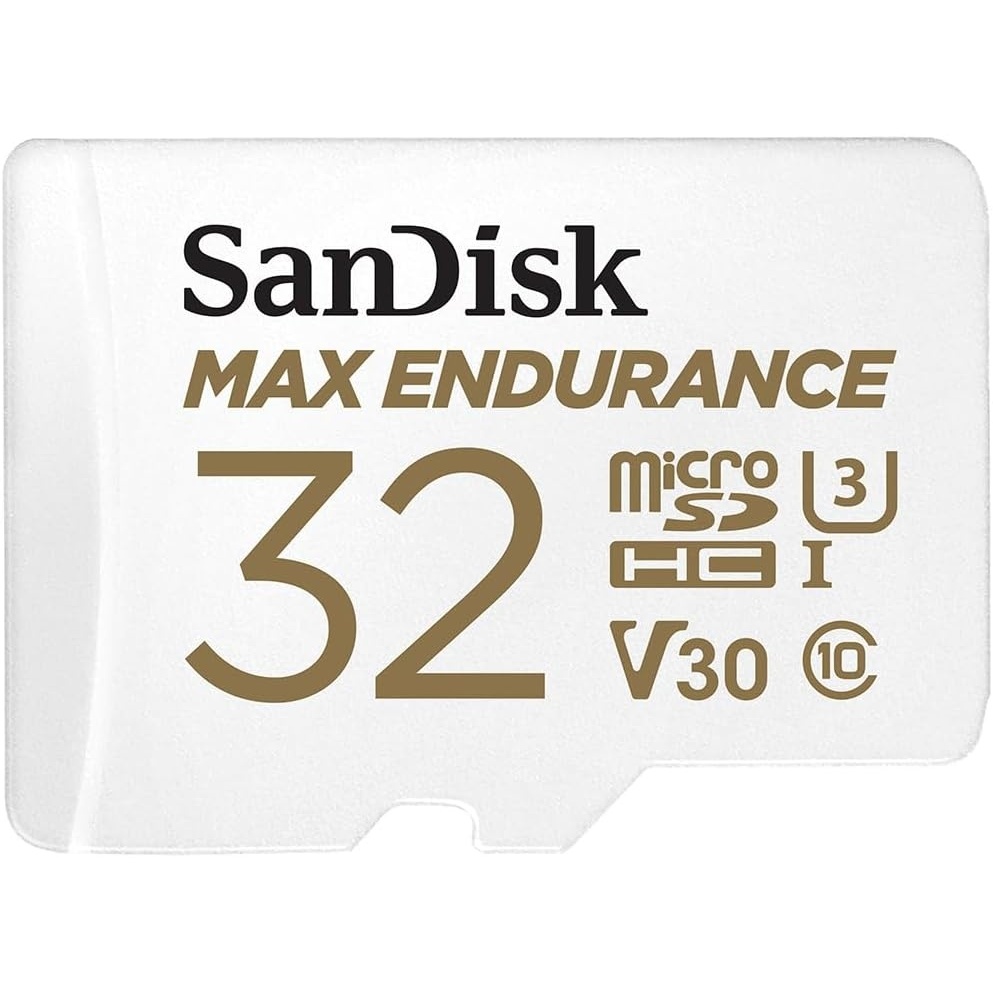 image:imageSANDISK 64GB MAX Endurance microSDXC Card with Adapter for Home Security Cameras and Dash cams  C10 U3 V30 4K UHD Micro SD Card  SDSQQVR064GGN6IA32GB