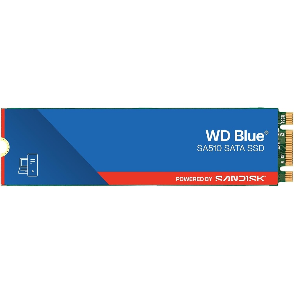 image:imageWD Blue SA510 1TB SATA SSD SATA III 6 Gbs M2 2280 Internal Solid State Drive Up to 560 MBs WDS100T3B0BNew Generation