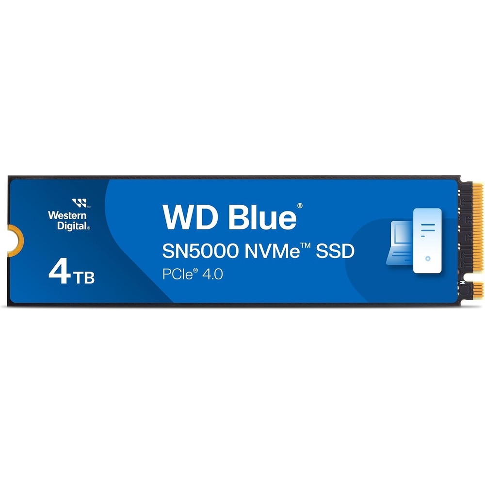 image:imageWestern Digital 2TB WD Blue SN5000 NVMe Internal Solid State Drive SSD PCIe Gen 40 M2 2280 Up to 5150 MBs WDS200T4B0E New Generation4TB