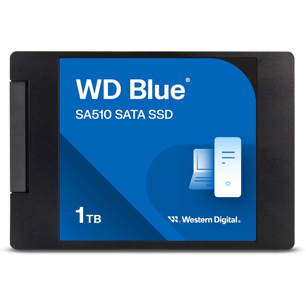 image:imageWestern Digital 500GB WD Blue SA510 SATA Internal Solid State Drive SSD  SATA III 6 Gbs 257mm Up to 560 MBs  WDS500G3B0A  Sata III 6GB per S 25in7mm Read Up to 560MB per S Write Up to 510MB per S 200 Tbw 5Year Warranty1TB