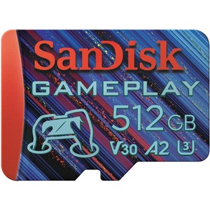 SANDISK 1TB Gameplay microSD Memory Card for Mobile Gaming – Up to 190MB/s, for Handheld Console Gaming – SDSQXAV-1T00-GN6XN(512GB)