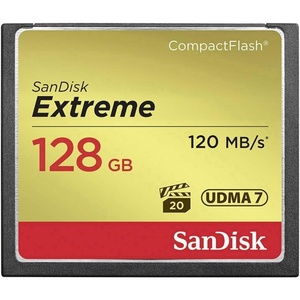SANDISK 32GB Extreme CompactFlash Memory Card UDMA 7 Speed Up To 120MB/s – SDCFXSB-032G-G46(128gb)