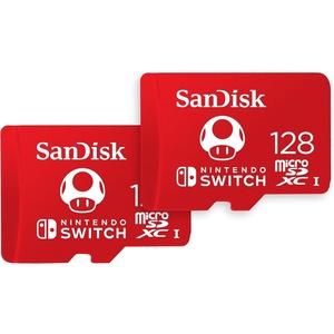 SanDisk 128GB 2-Pack microSDXC Card, Licensed for Nintendo Switch (2x128GB) – SDSQXAO-128G-GN6Z2(128GB (2-Pack))